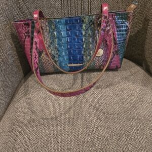 Multicolor Snakeskin Pattern Tote Bag